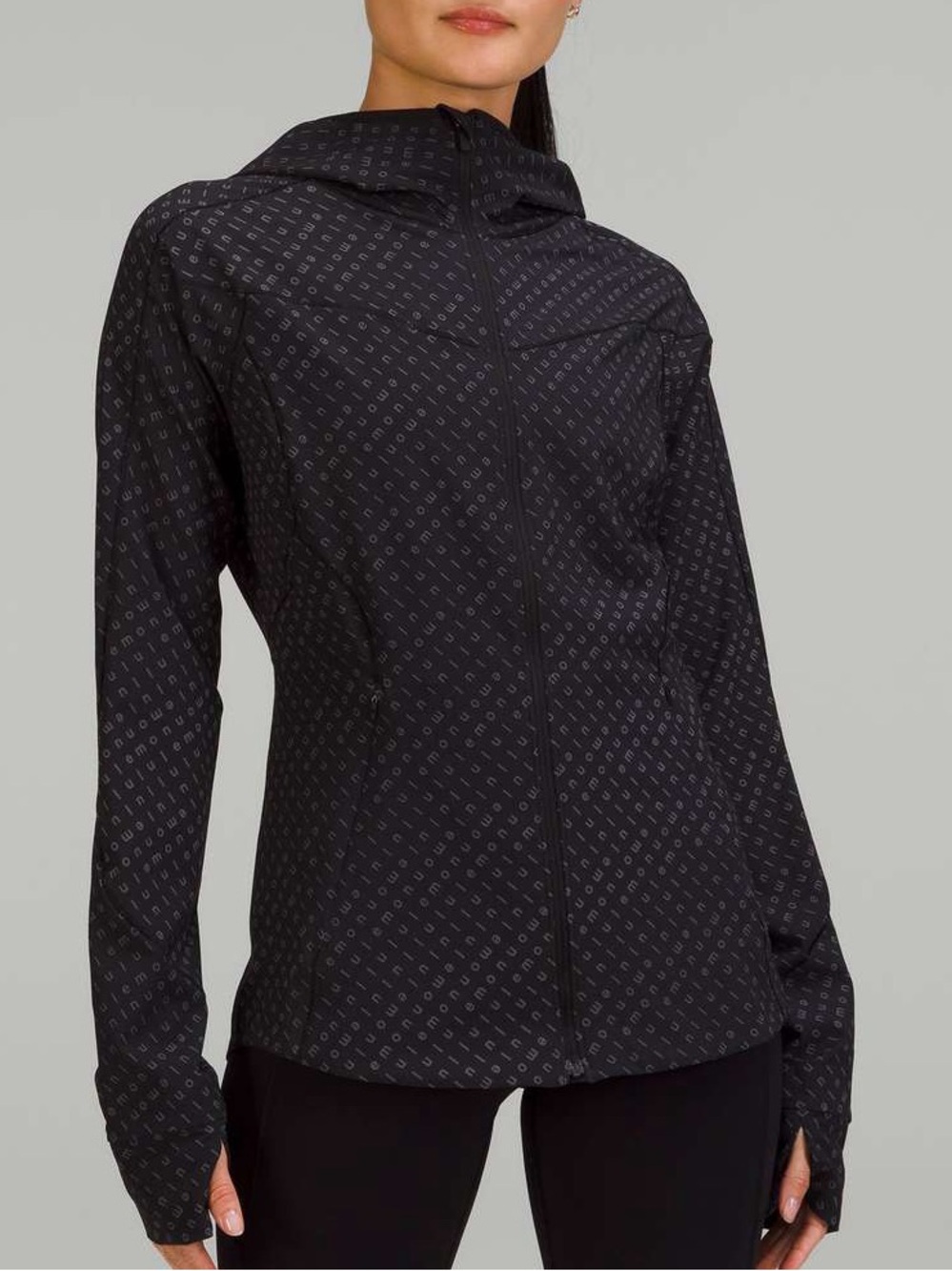Lululemon Mist Over Windbreaker Mirrorify Black Multi 2022 {$138} W4BYDS Sz 6